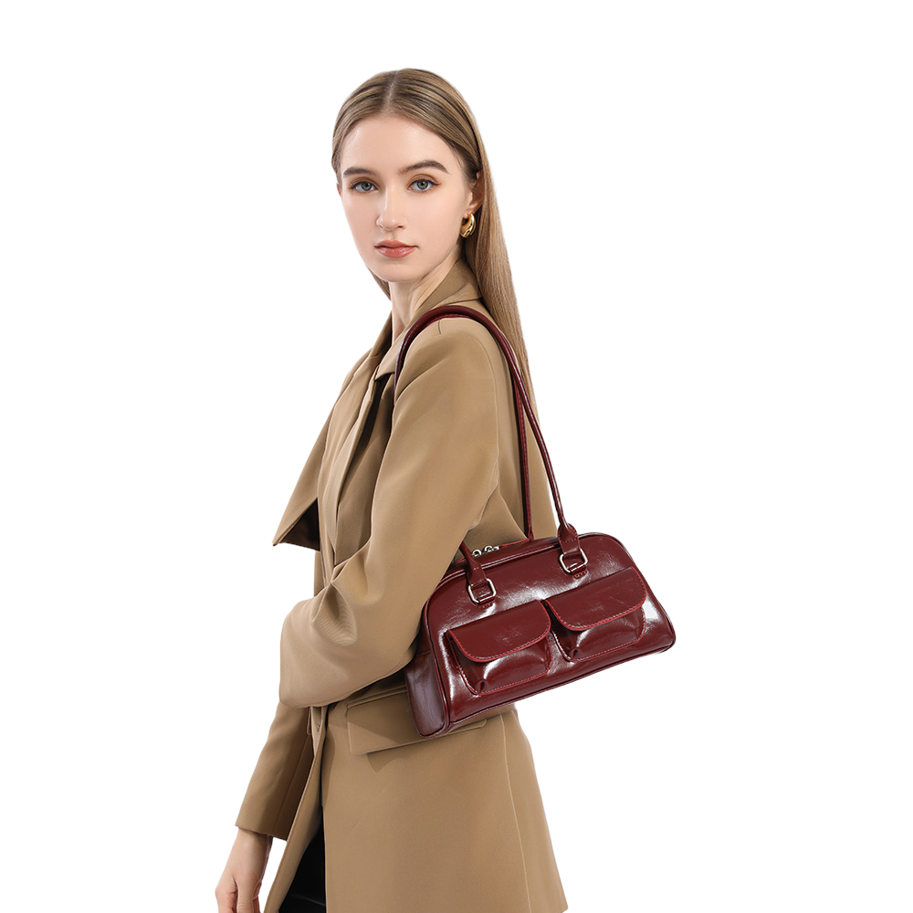 Retro Casual Shoulder & Handbag – Spacious Daily School & Work Bag