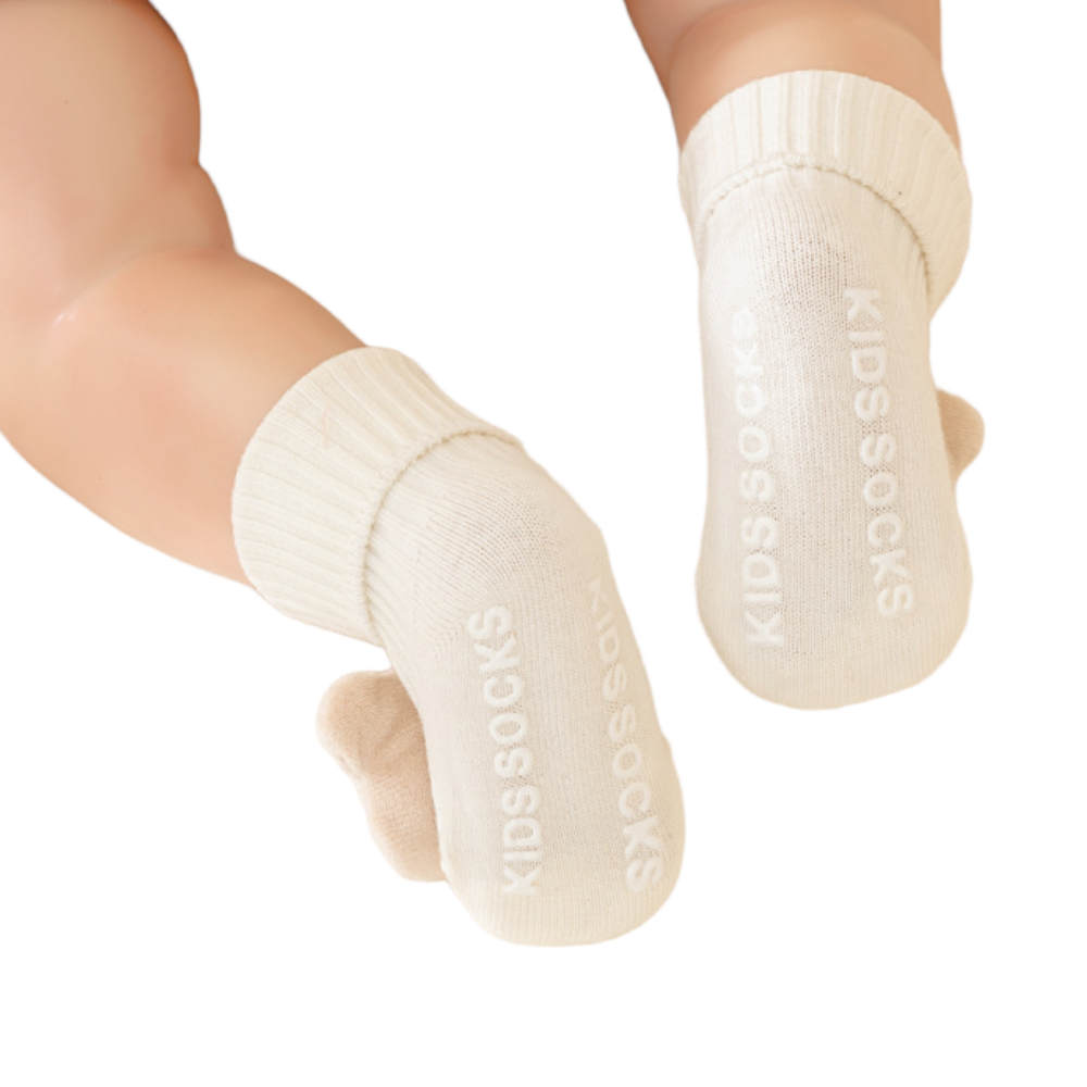 Baby Non-Slip Cotton Socks – Cartoon Soft Toddler Crew Socks for Boys & Girls