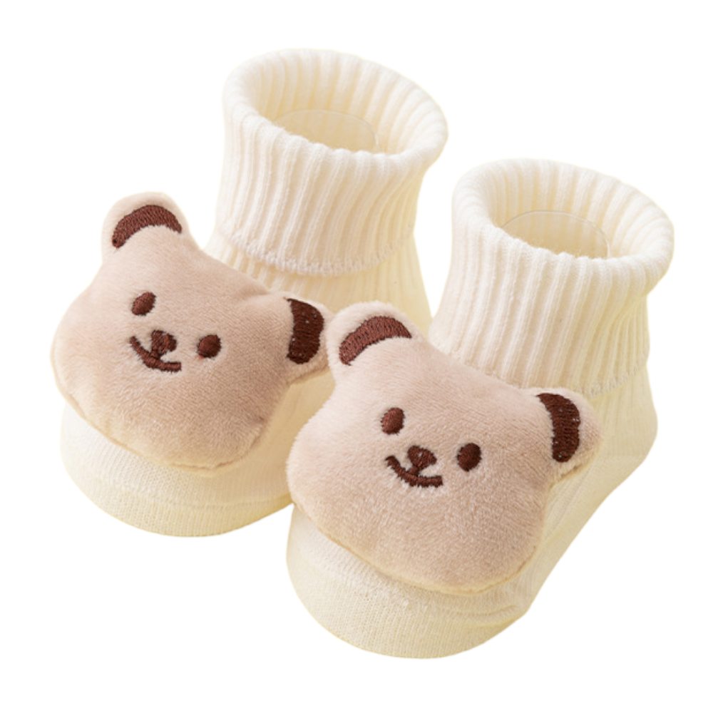 Baby Non-Slip Cotton Socks – Cartoon Soft Toddler Crew Socks for Boys & Girls