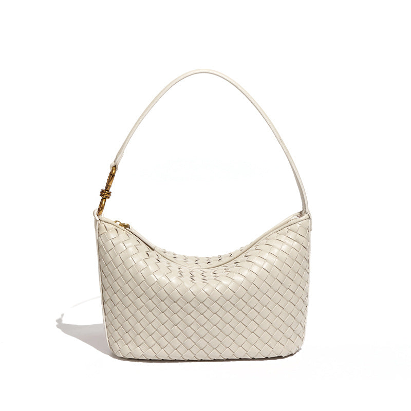 Handwoven Leather Shoulder Box Bag