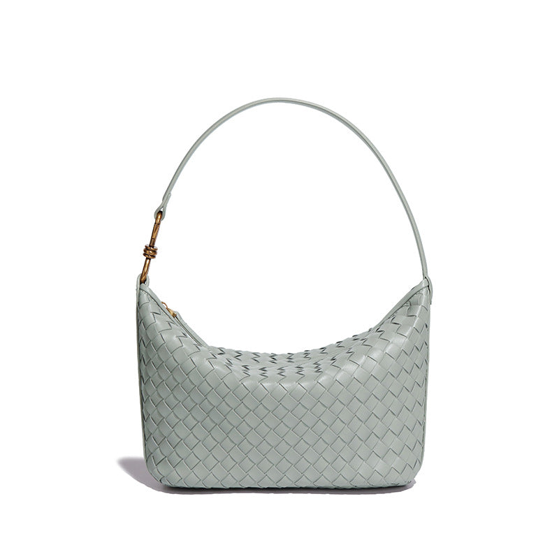 Handwoven Leather Shoulder Box Bag