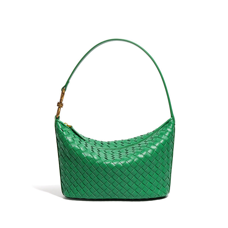Handwoven Leather Shoulder Box Bag