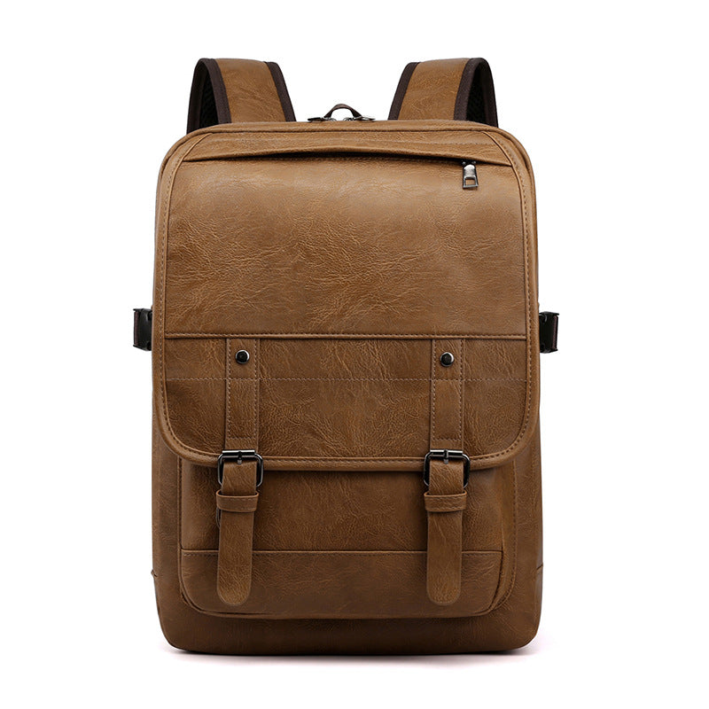 Elegant Vegan Leather Laptop Backpack – Business, Travel & Daily Use for Men