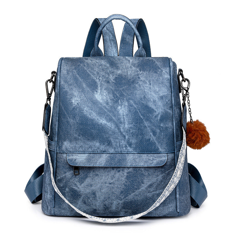 Trendy Vegan Leather Multi-Function Backpack – Stylish & Spacious for Women