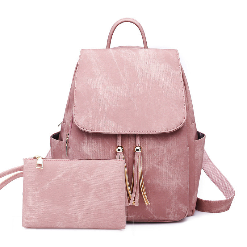 Women’s Tassel Backpack – Stylish Multi-Function Travel & Casual Bag