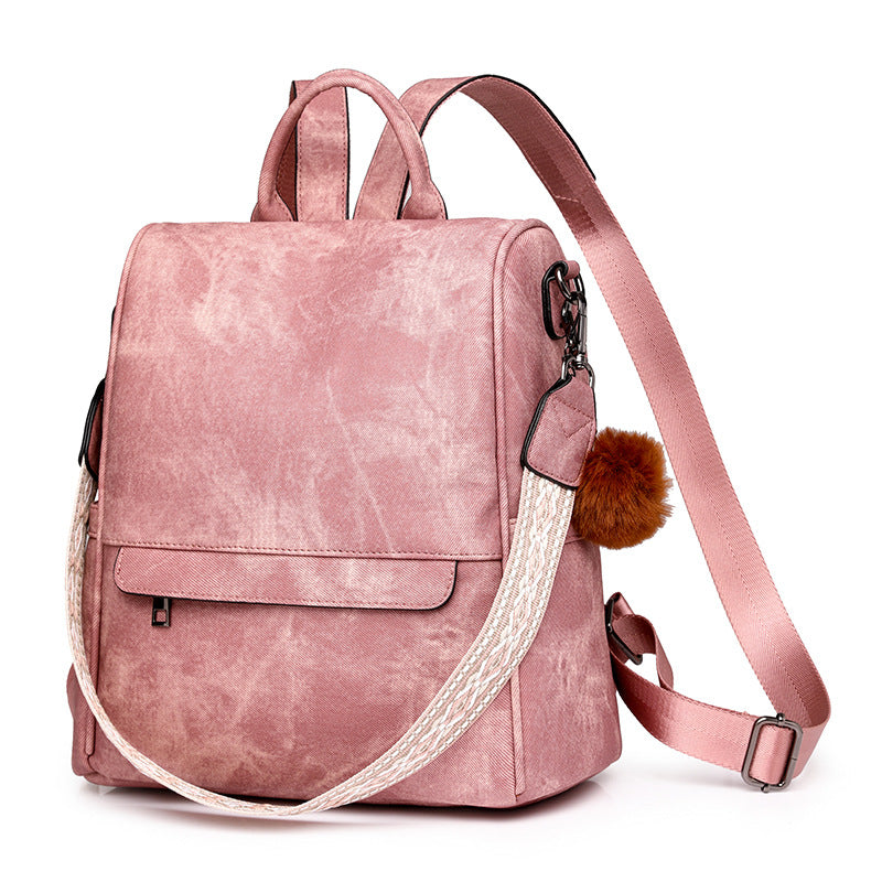 Trendy Vegan Leather Multi-Function Backpack – Stylish & Spacious for Women