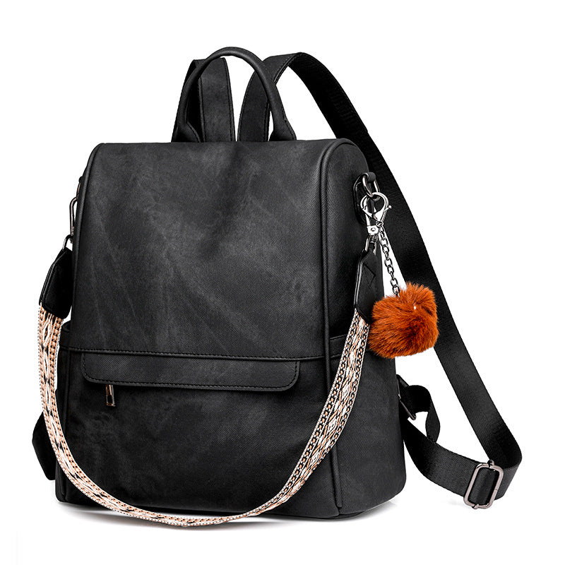 Trendy Vegan Leather Multi-Function Backpack – Stylish & Spacious for Women