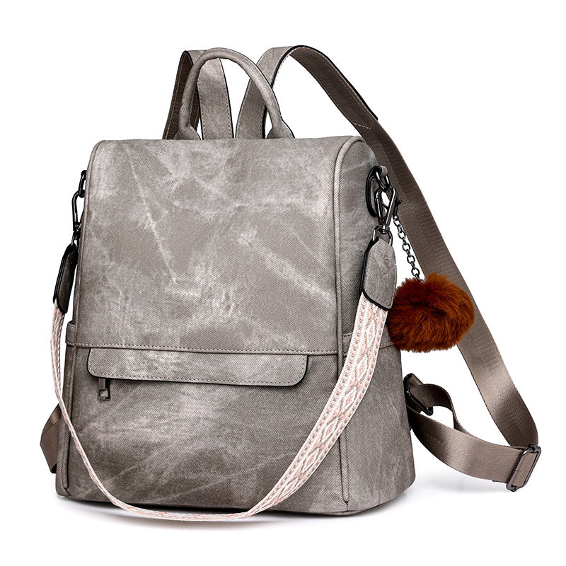 Trendy Vegan Leather Multi-Function Backpack – Stylish & Spacious for Women