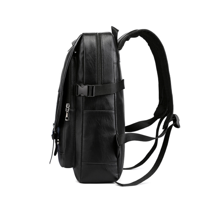 Elegant Vegan Leather Laptop Backpack – Business, Travel & Daily Use for Men