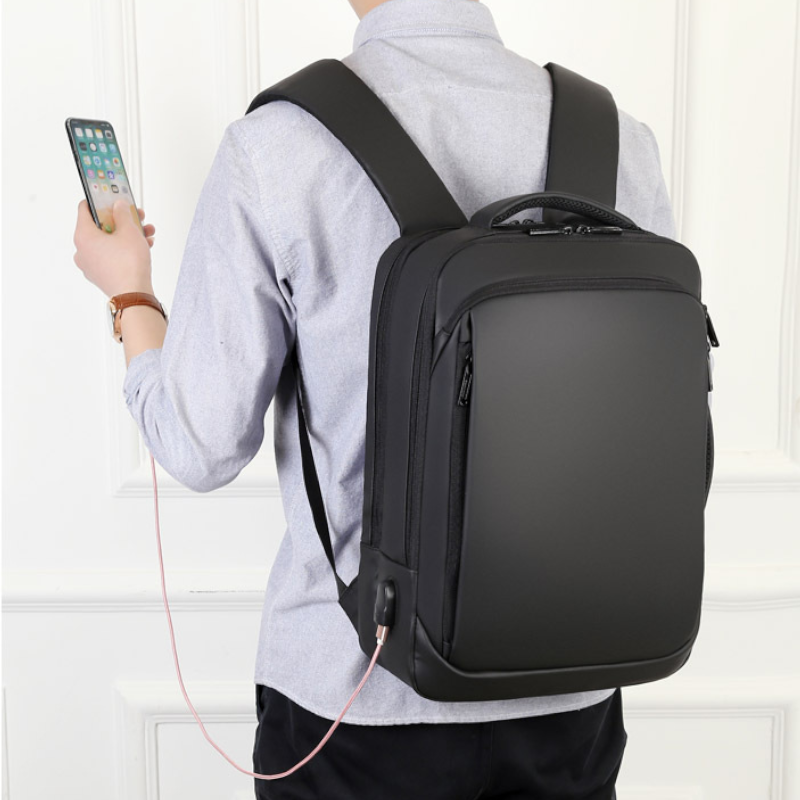 Professional Laptop & Travel Backpack for Men – Waterproof, Spacious & USB Charging Port