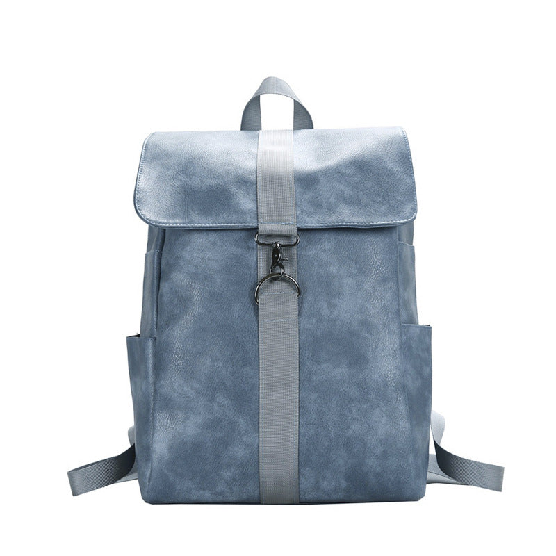 Vintage Vegan Leather Backpack – Stylish & Spacious Casual Travel Bag