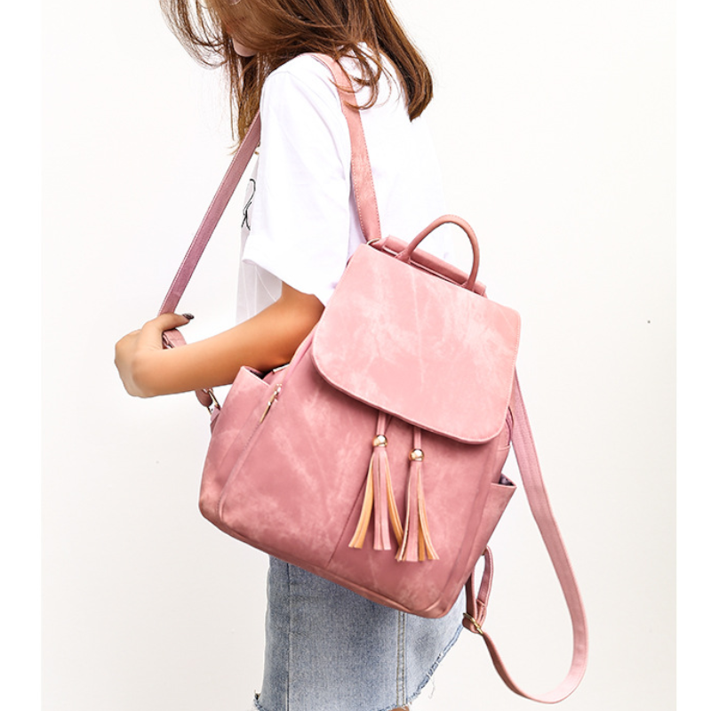Women’s Tassel Backpack – Stylish Multi-Function Travel & Casual Bag