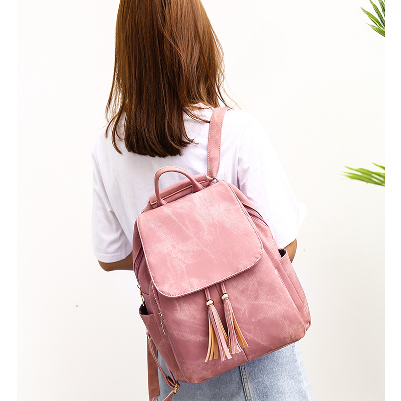 Women’s Tassel Backpack – Stylish Multi-Function Travel & Casual Bag