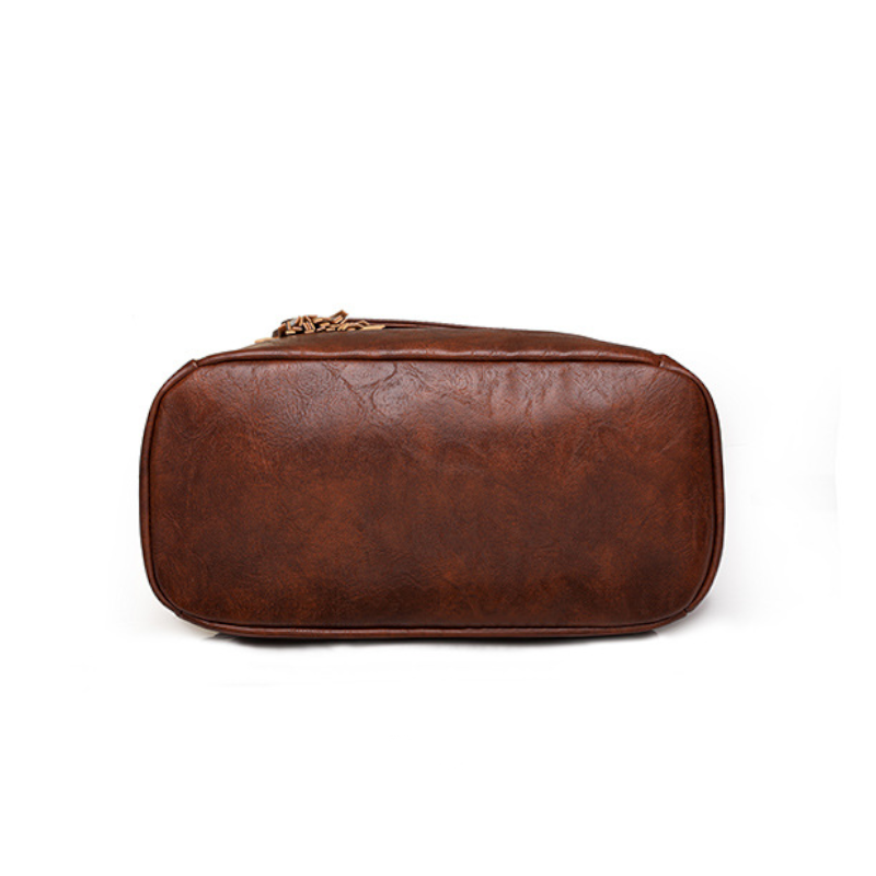 Women’s Multi-Function Vegan Leather Backpack - Retro Style Shoulder & Crossbody Bag
