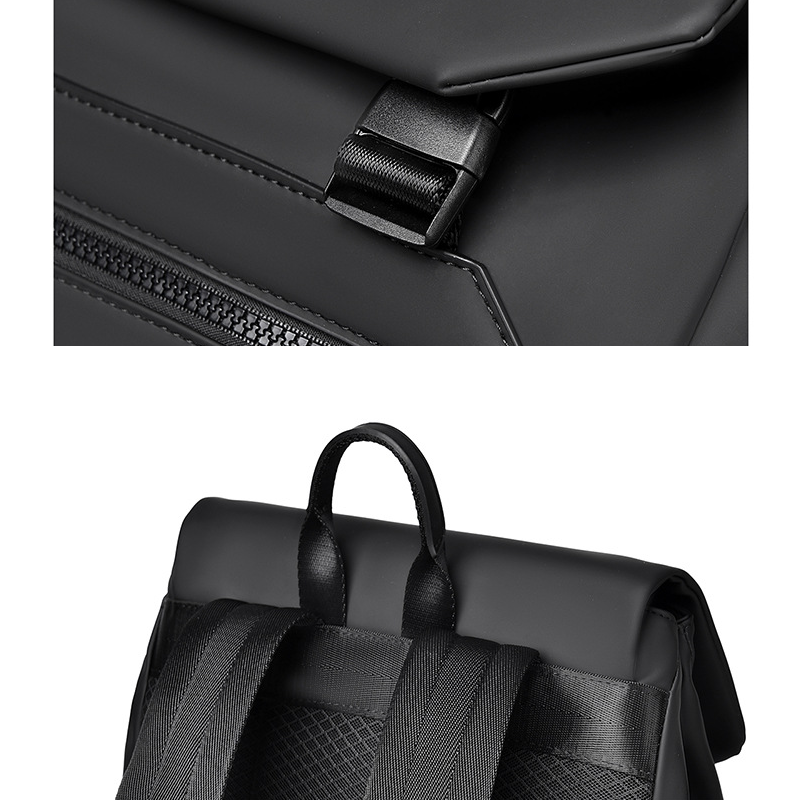 Men’s Large-Capacity Waterproof Backpack – Business, Travel & School Laptop Bag
