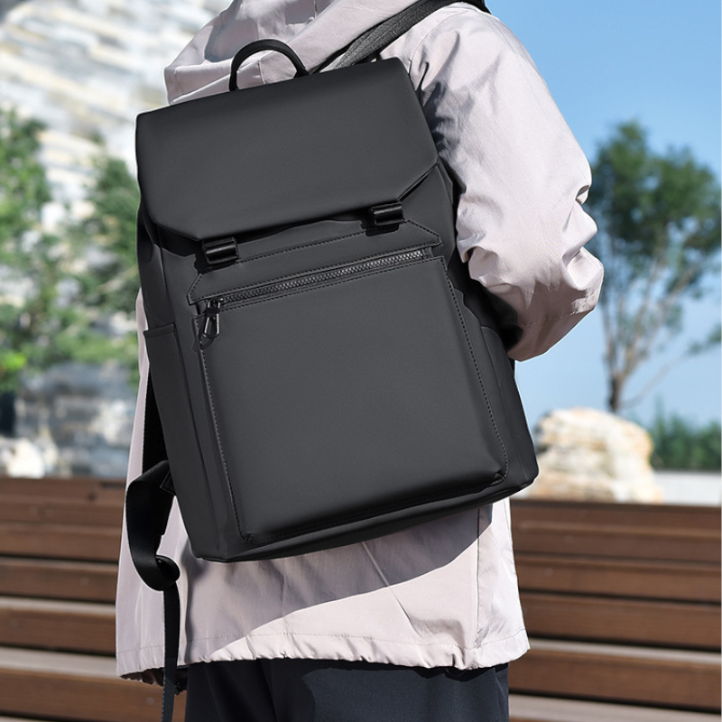 Men’s Large-Capacity Waterproof Backpack – Business, Travel & School Laptop Bag