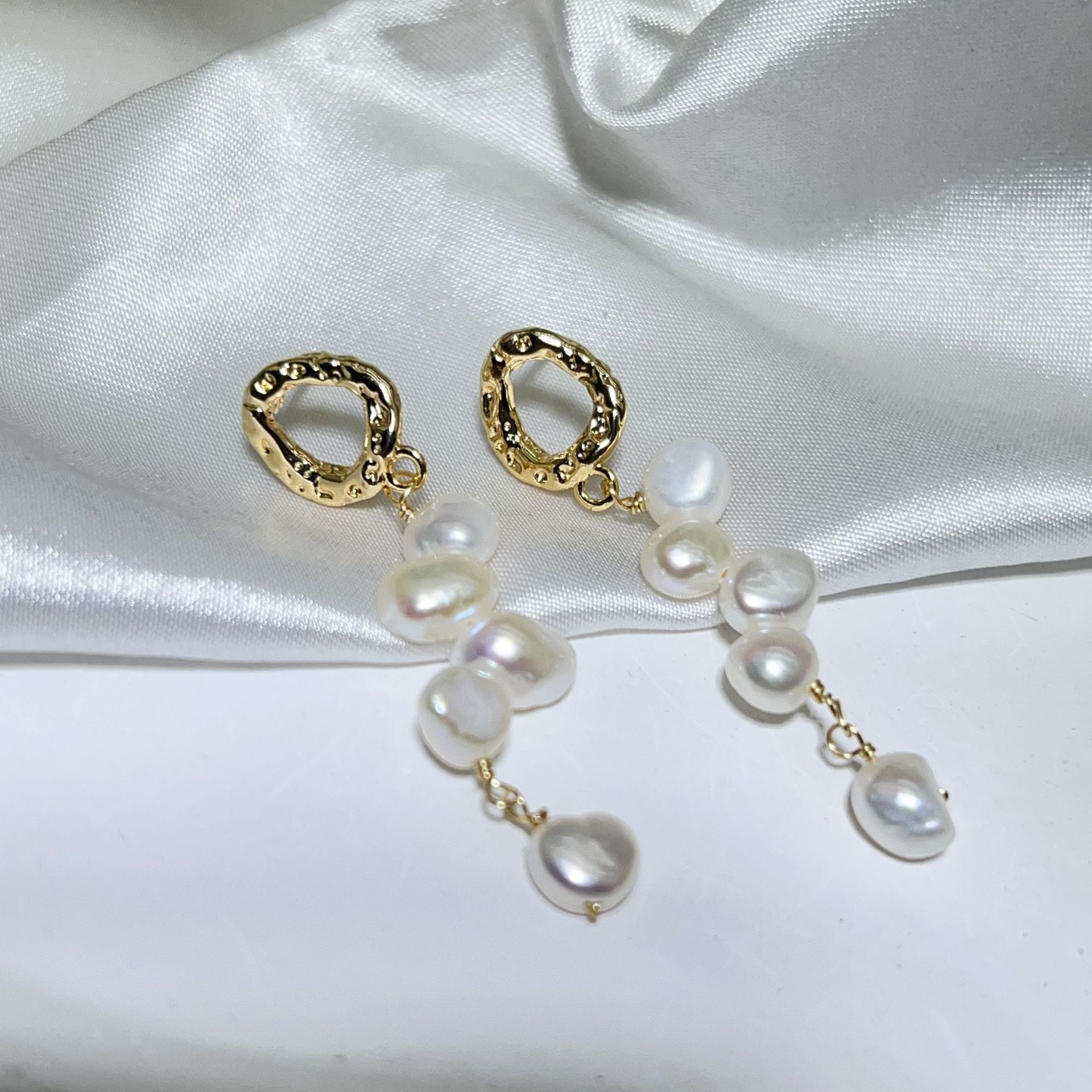 Baroque Freshwater Pearl Drop Earrings