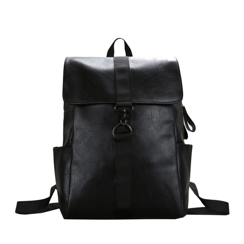 Vintage Vegan Leather Backpack – Stylish & Spacious Casual Travel Bag