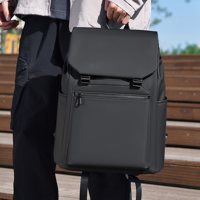 Men’s Large-Capacity Waterproof Backpack – Business, Travel & School Laptop Bag