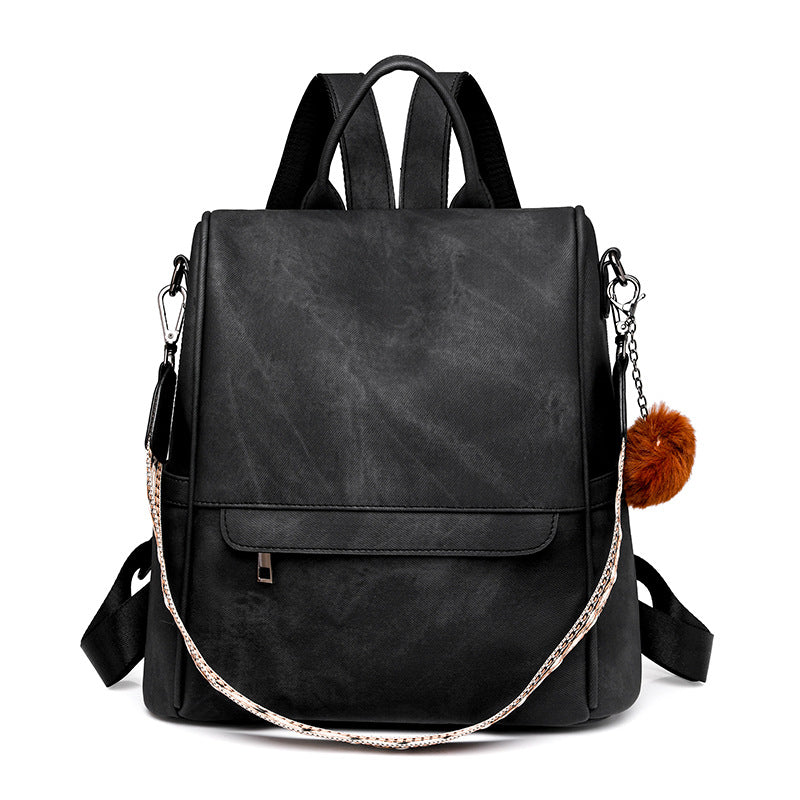 Trendy Vegan Leather Multi-Function Backpack – Stylish & Spacious for Women