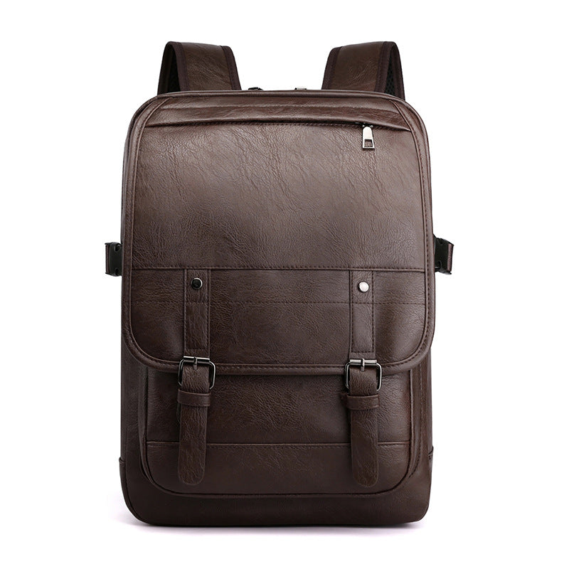 Elegant Vegan Leather Laptop Backpack – Business, Travel & Daily Use for Men