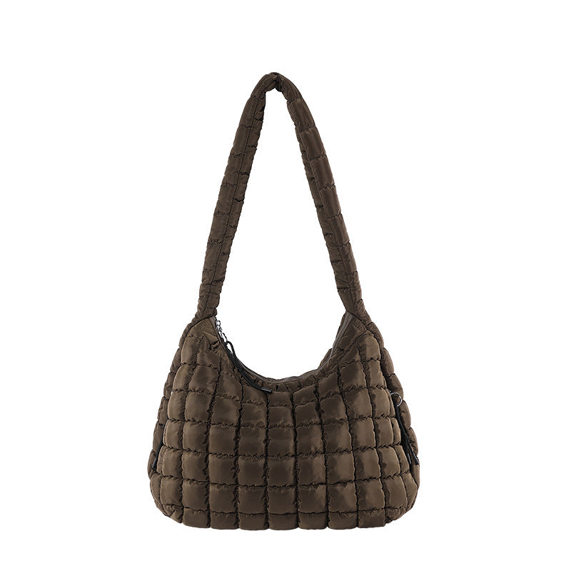 Casual Large-Capacity Soft Bubble Bag 2025 New Trendy Versatile Shoulder & Crossbody Tote Bag