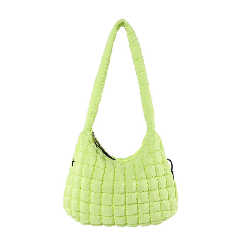 Casual Large-Capacity Soft Bubble Bag 2025 New Trendy Versatile Shoulder & Crossbody Tote Bag