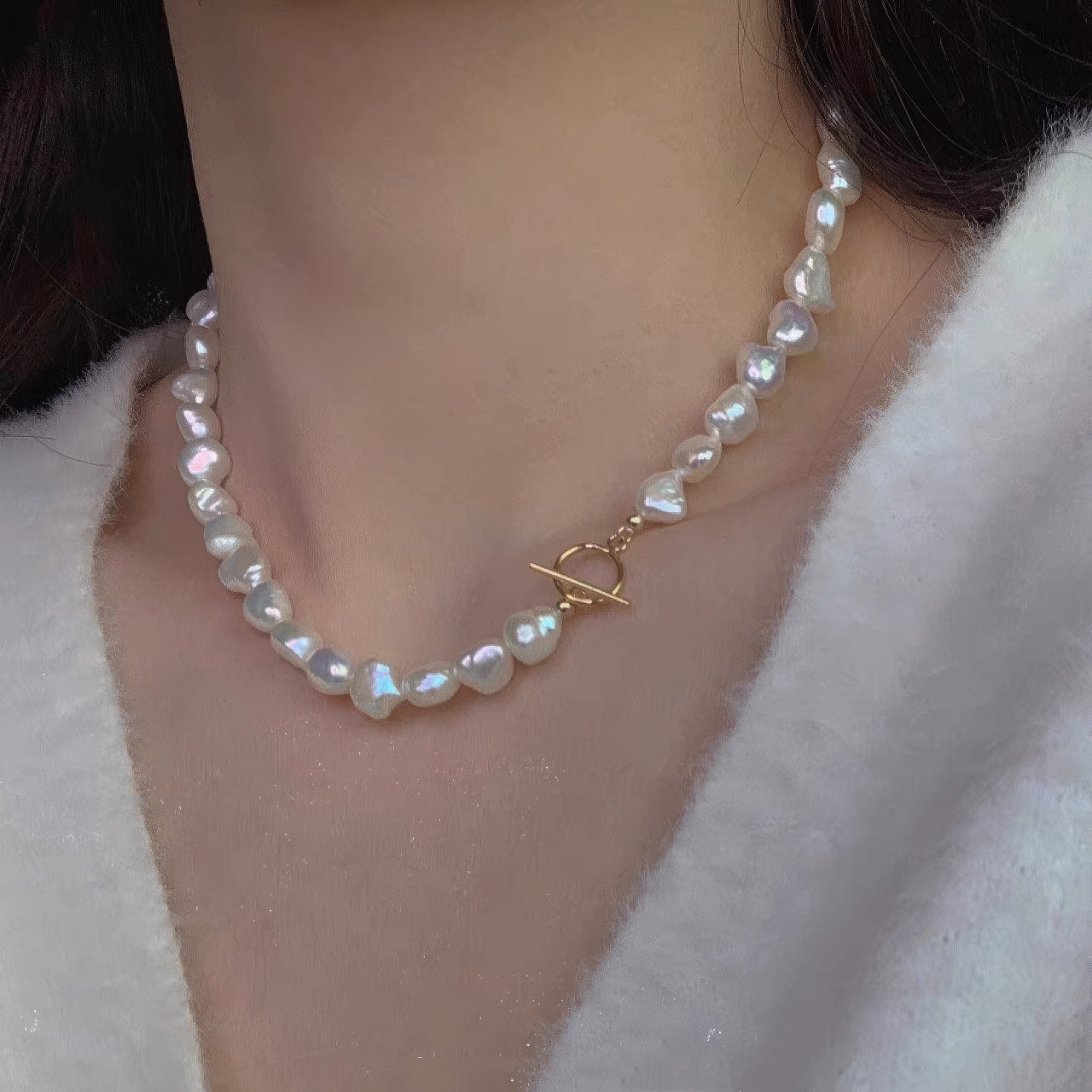 Baroque Freshwater Pearl Layered Necklace