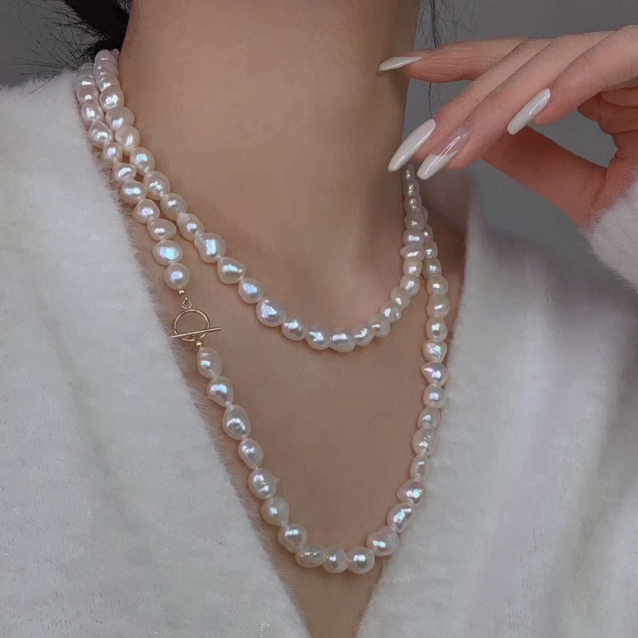 Baroque Freshwater Pearl Layered Necklace