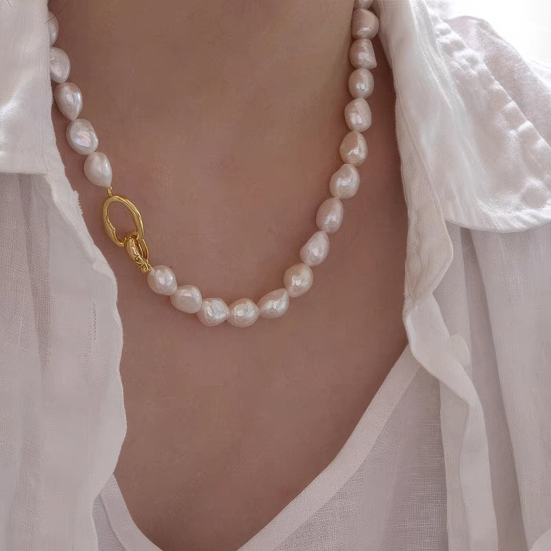 Baroque Freshwater Pearl Layered Necklace