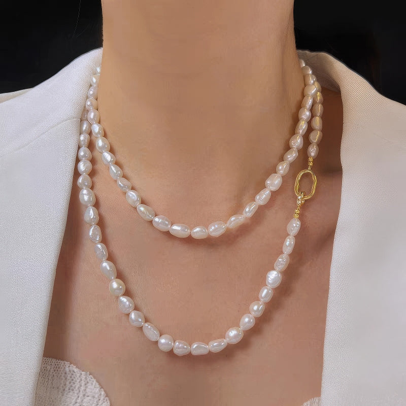 Baroque Freshwater Pearl Layered Necklace