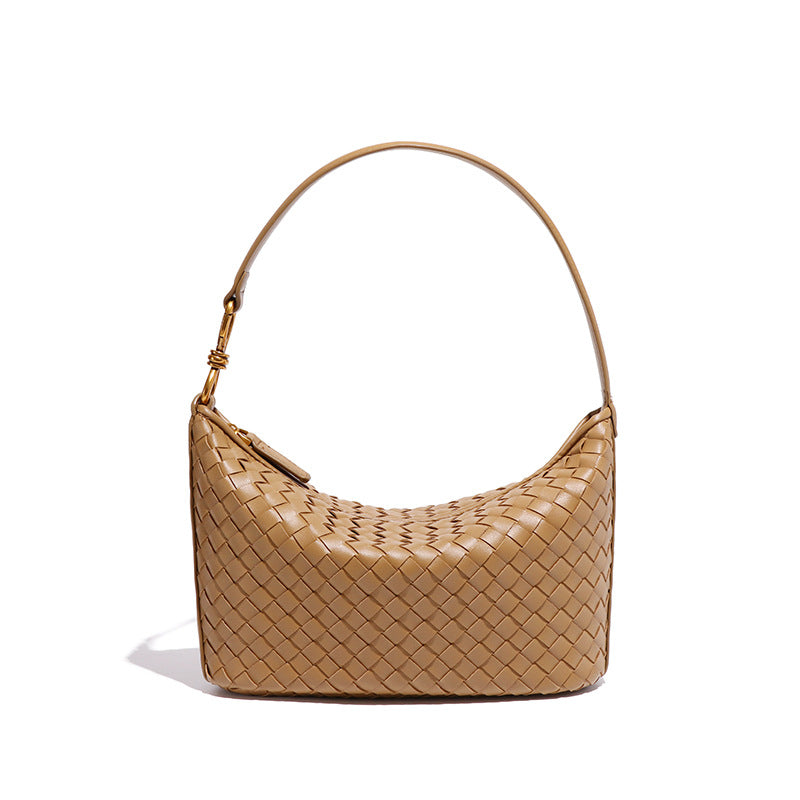 Handwoven Leather Shoulder Box Bag