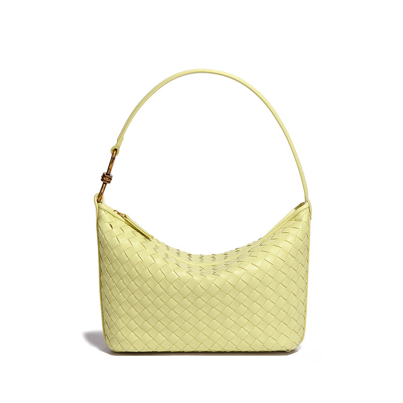 Handwoven Leather Shoulder Box Bag